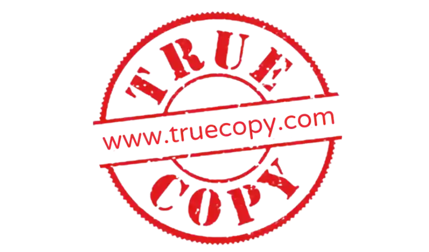 True Copy Logo Company